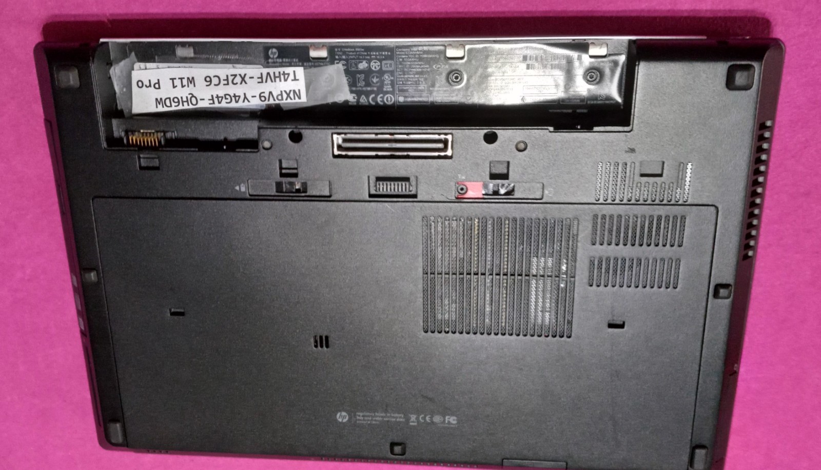 HP 8560w Elitebook laptop I7-2760qm 2.4-3.5Ghz 16GB ram 500GB NVIDIA K2200M