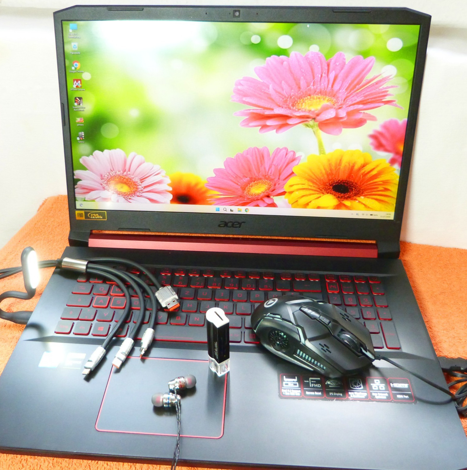 XL LOT Acer AN517 NITRO 17″ 120Hz GAMING GTX l SSD Windows 11 I 9Gen Core i5