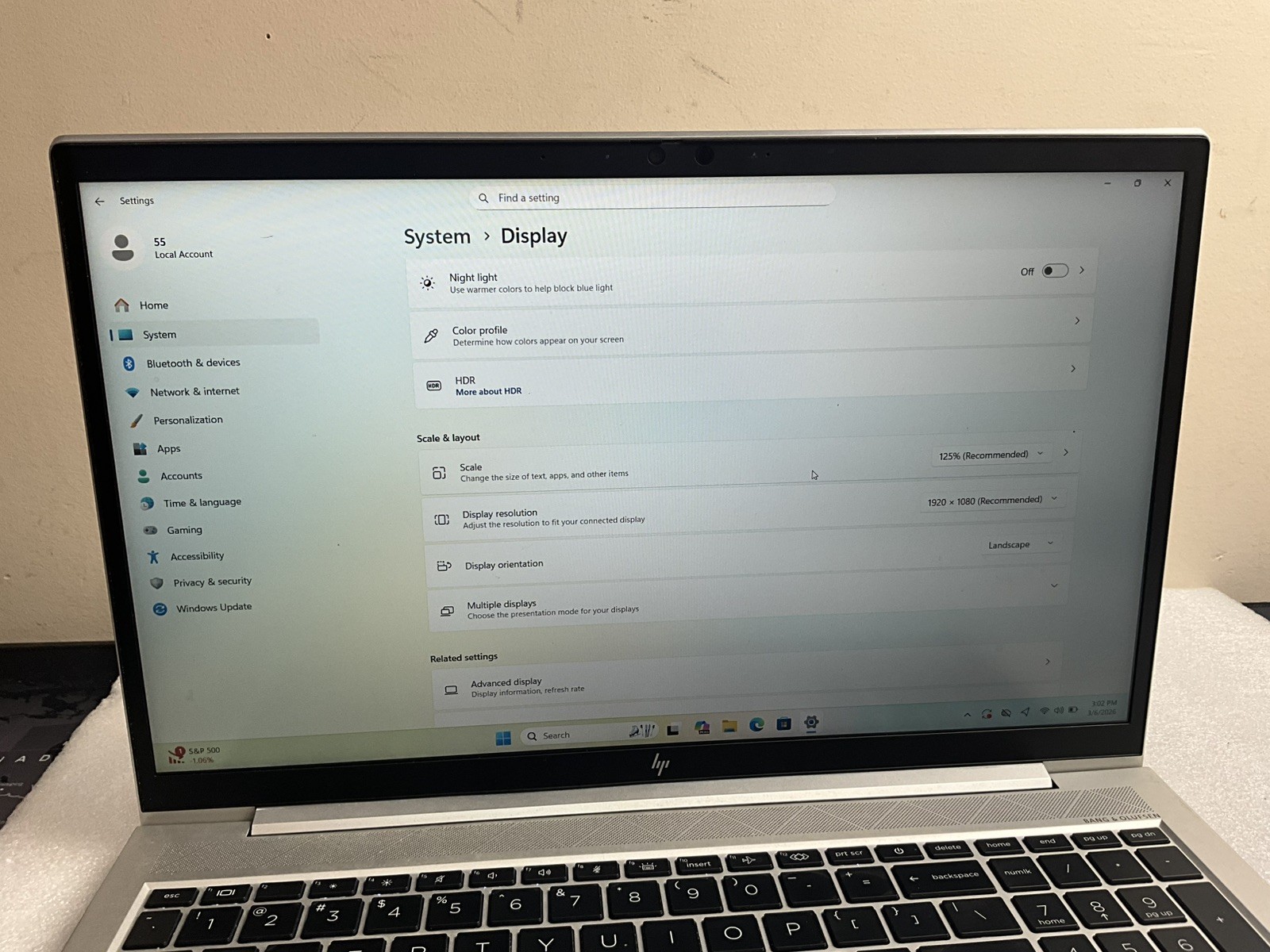 HP ELITEBOOK 850 G8 i5-1145G7/@2.60 /16GB Ram /256GB SSD Wins 11 Pro #334