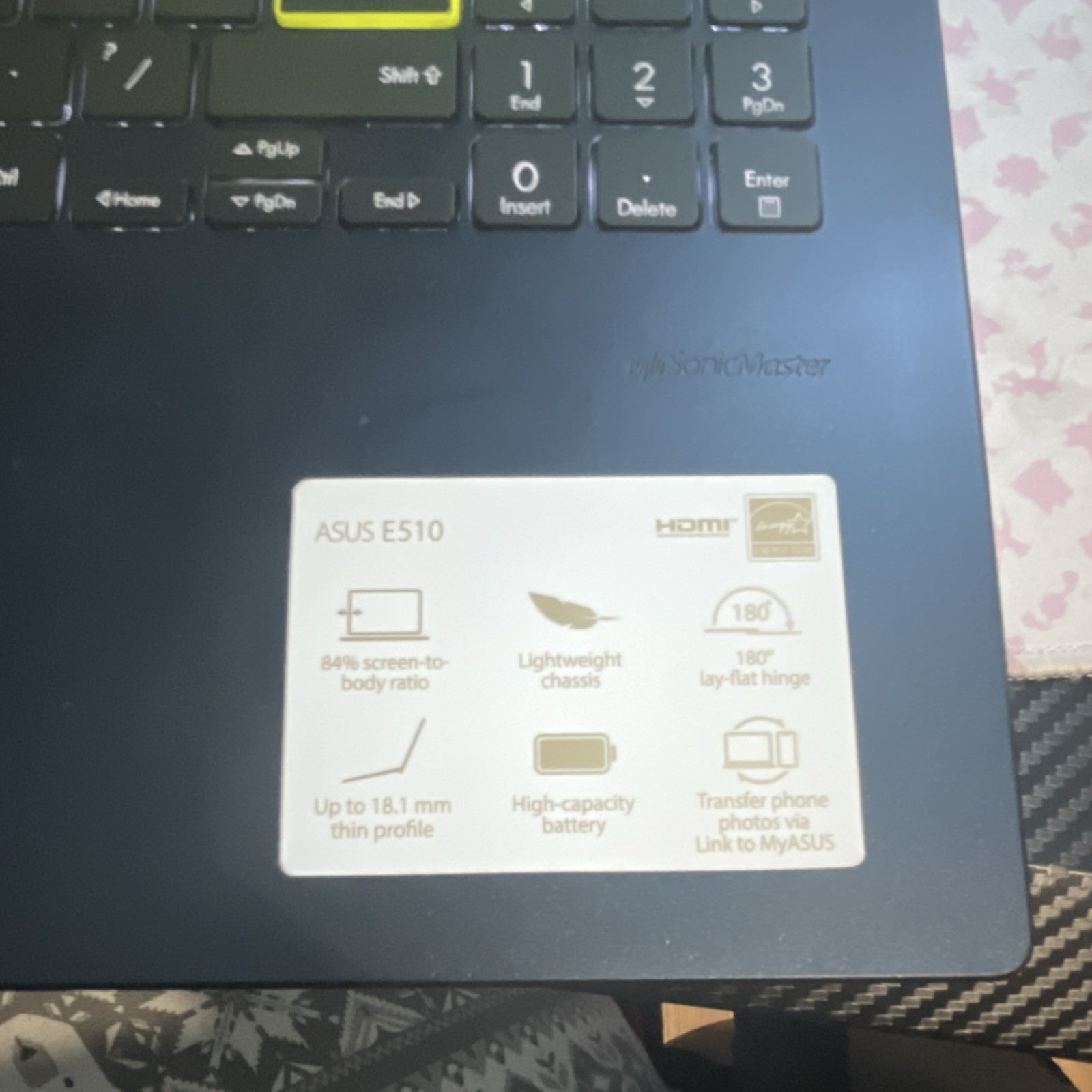 ASUS E510MA Notebook Laptop Intel Pentium Windows 10 15.6″ Black Wi-Fi Webcam