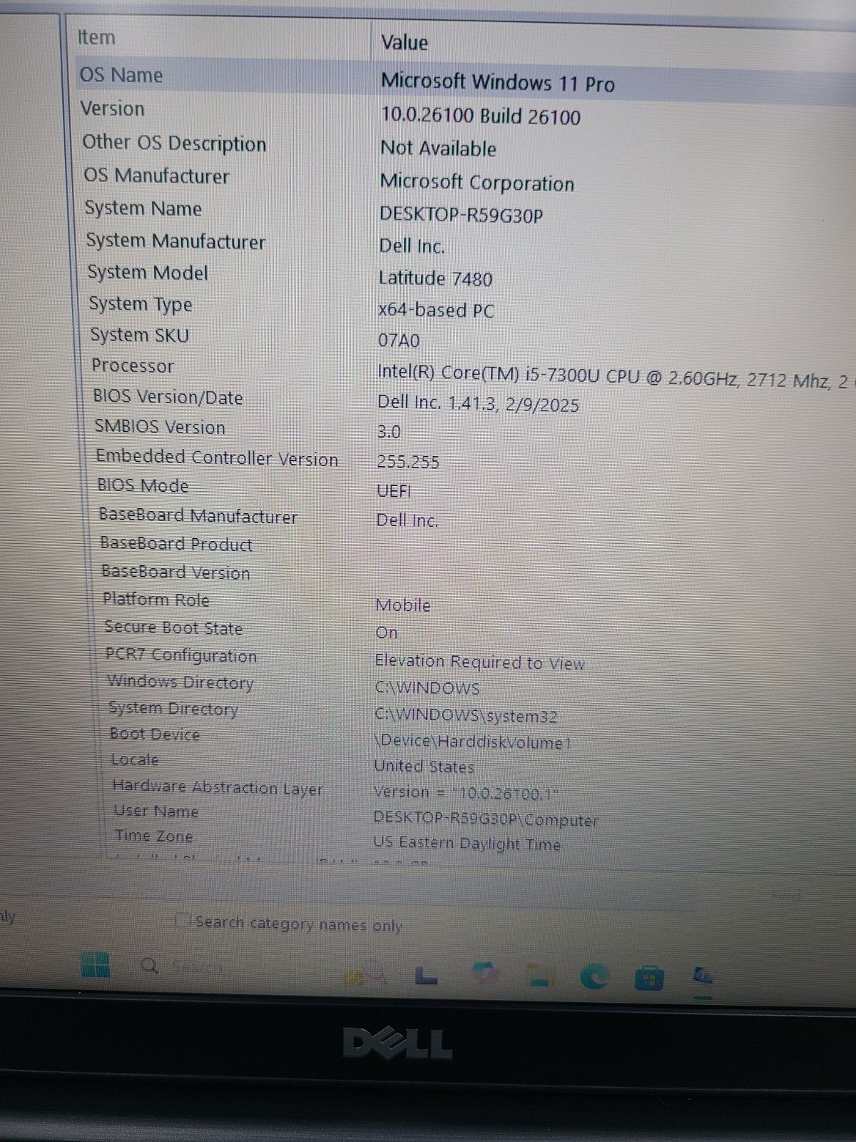 Dell Latitude 7480 i5-7300U 2.60GHz 12GB Ram 256GB SSD Win 11 Pro