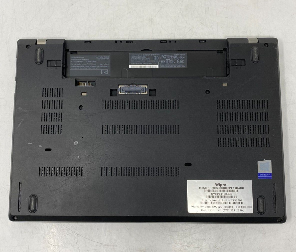 LENOVO THINKPAD T470 Core i5-6300U 2.40 GHz 16GB RAM No OS