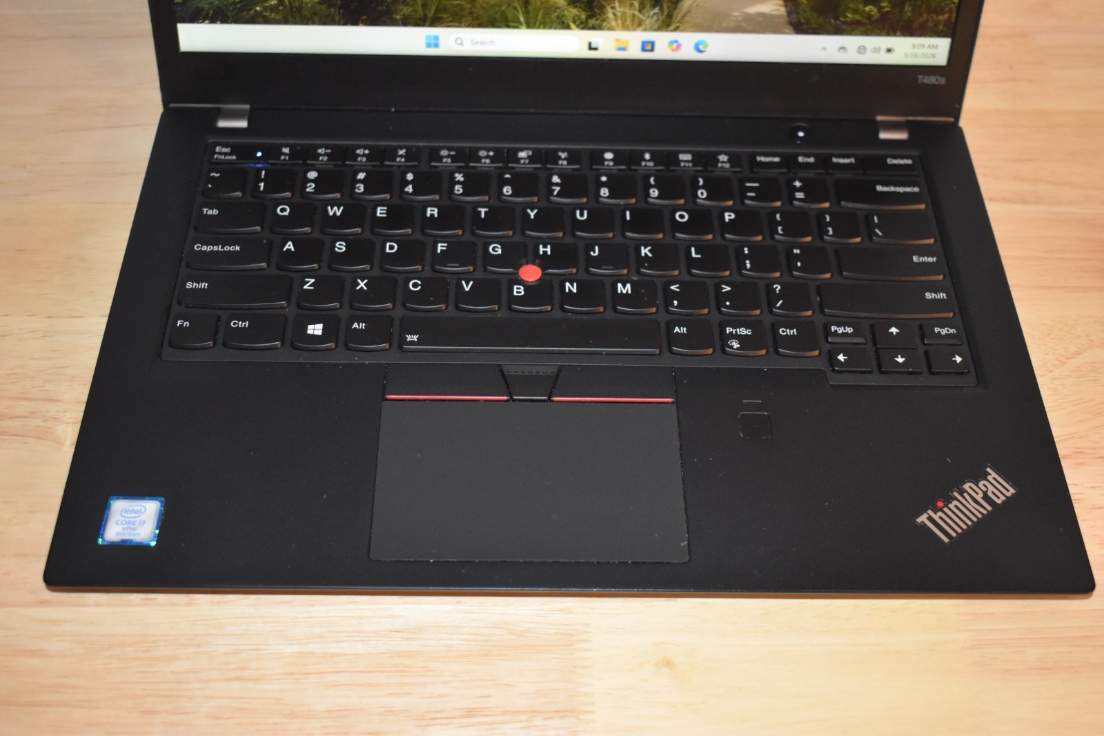 Lenovo Thinkpad T480s Quad Core i7-8650U 16GB RAM 256GB SSD Win 11 Touchscreen