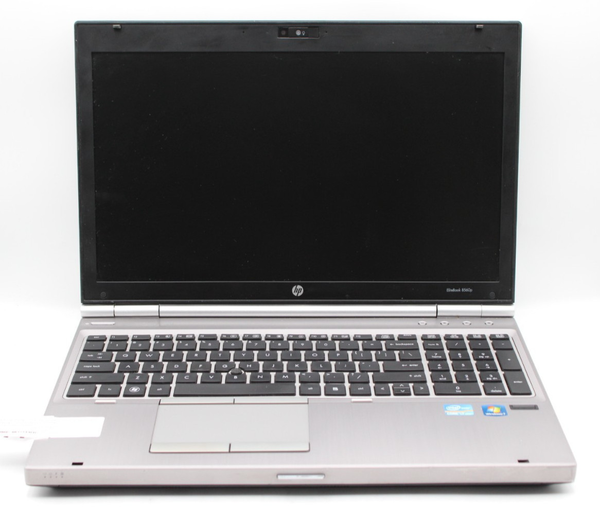 HP Elitebook 8560p i7-2620M@2.7GHz /8GB DDR3 NO STORAGE OR OS *USED/TESTED*