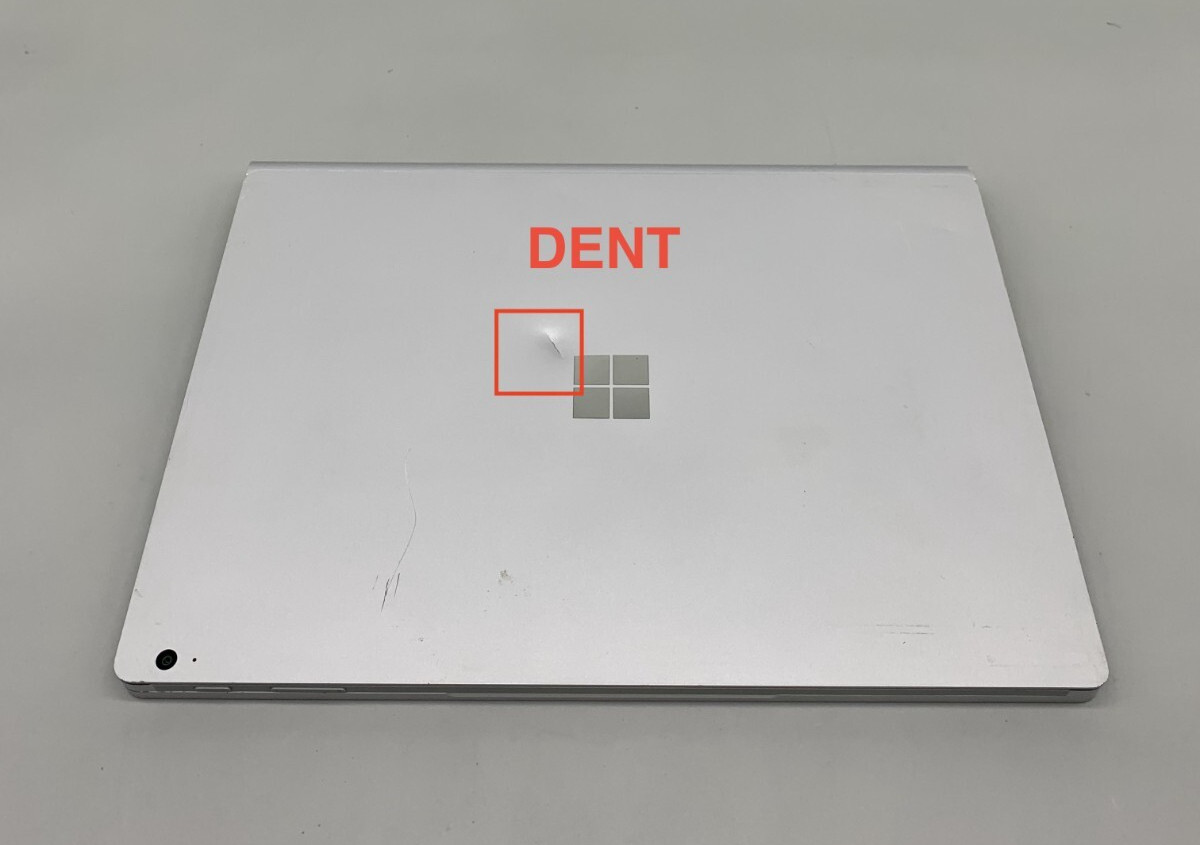 Microsoft Surface Book2 1832 i7-8650U 1.9GHZ 8GB DDR3 256GB SSD Silver FAIR/DENT