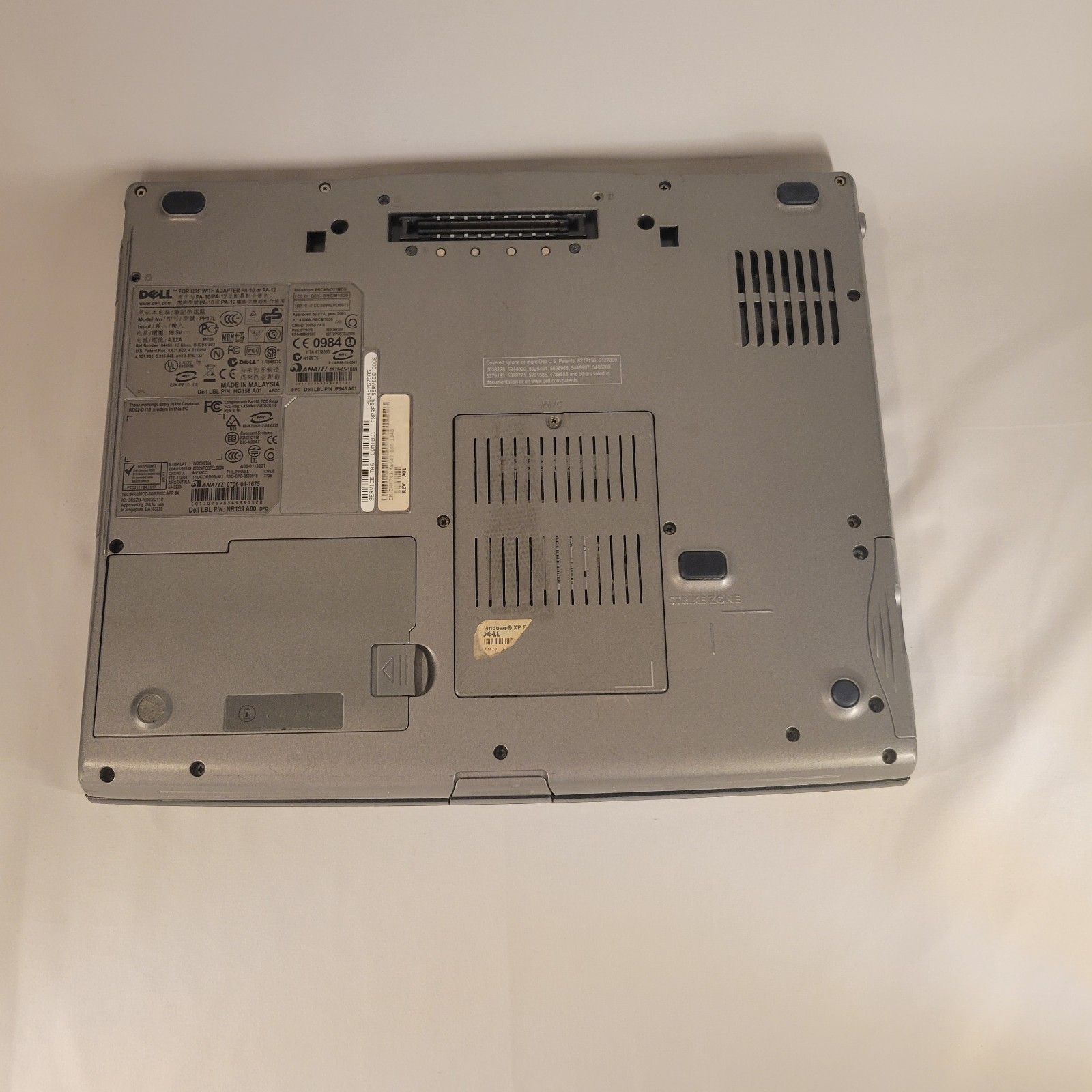 Dell Latitude D520 Vintage Laptop | Model PP17L | Untested For Parts / Repair