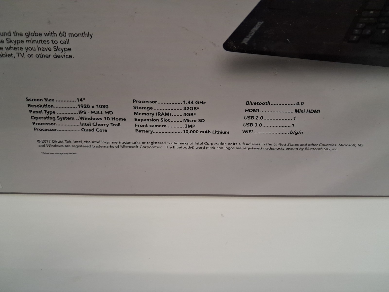 Direkt-tek Ultra Slim Laptop