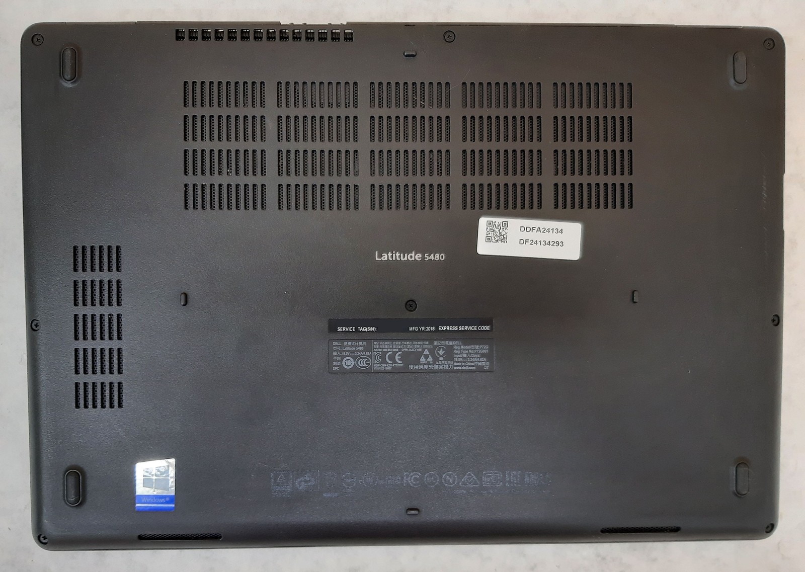 Dell Latitude 5480 P72G Laptop i7-7600U 2.80GHz 8GB RAM SSD 256GB Win10 Pro READ