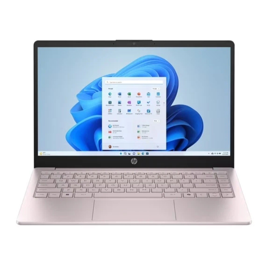 HP Stream 14 inch Win 11 Laptop Intel Processor N150 4GB 128GB eMMC Pink