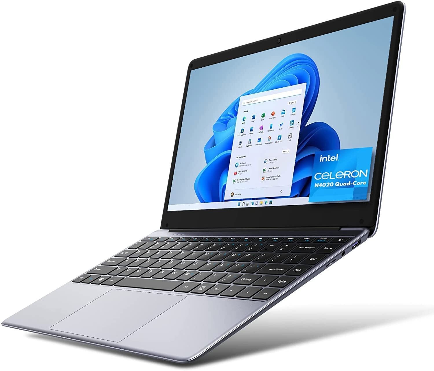 CHUWI HeroBook Pro 14.1″ Windows 11 Laptop Intel N4020 8/12/16GB RAM 256GB SSD