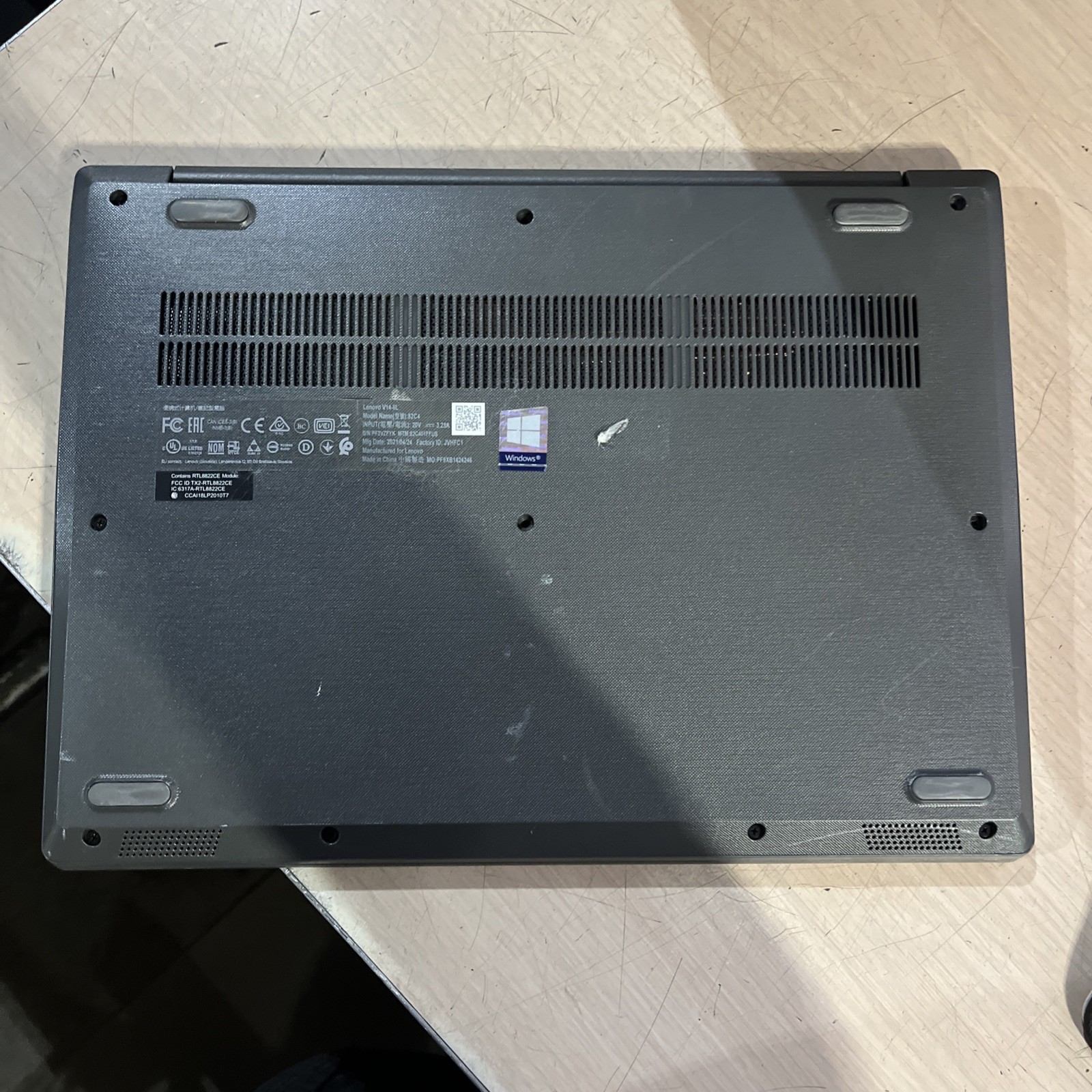 LENOVO V14-I IL INTEL CORE I3-1005G1 1.20GHZ 8GB RAM NO HD