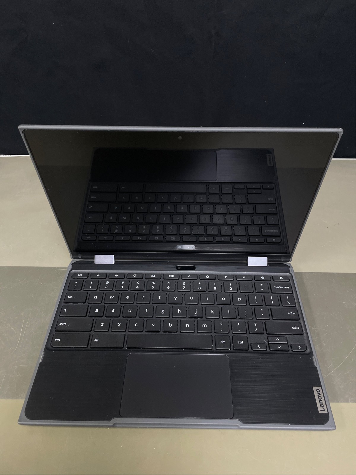 Lenovo Chromebook 300e 2-in-1 Convertible Laptop in Black AMD Processor up to 2.