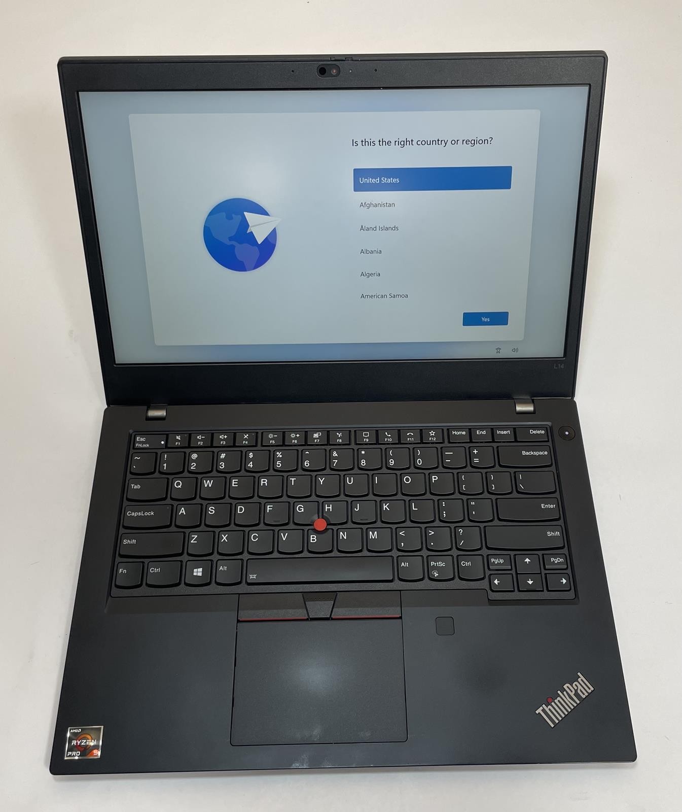 LENOVO THINKPAD L14 GEN 2A 14″ Laptop Ryzen 5 5650U 16GB 256GB NVMe WIN11