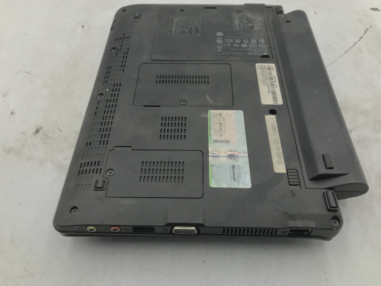 GATEWAY KAV60 – BOOTS TO BIOS – INTEL ATOM N270 – 1GB RAM – NO OS – READ DESC-BB