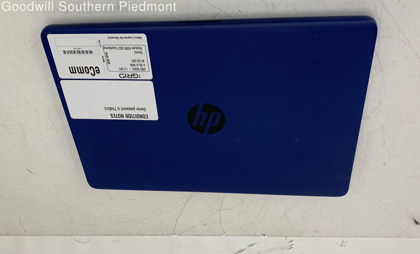 HP 14-fq0037nr AMD 3020e 1.20GHz 4GB RAM 64GB SSD Ubuntu