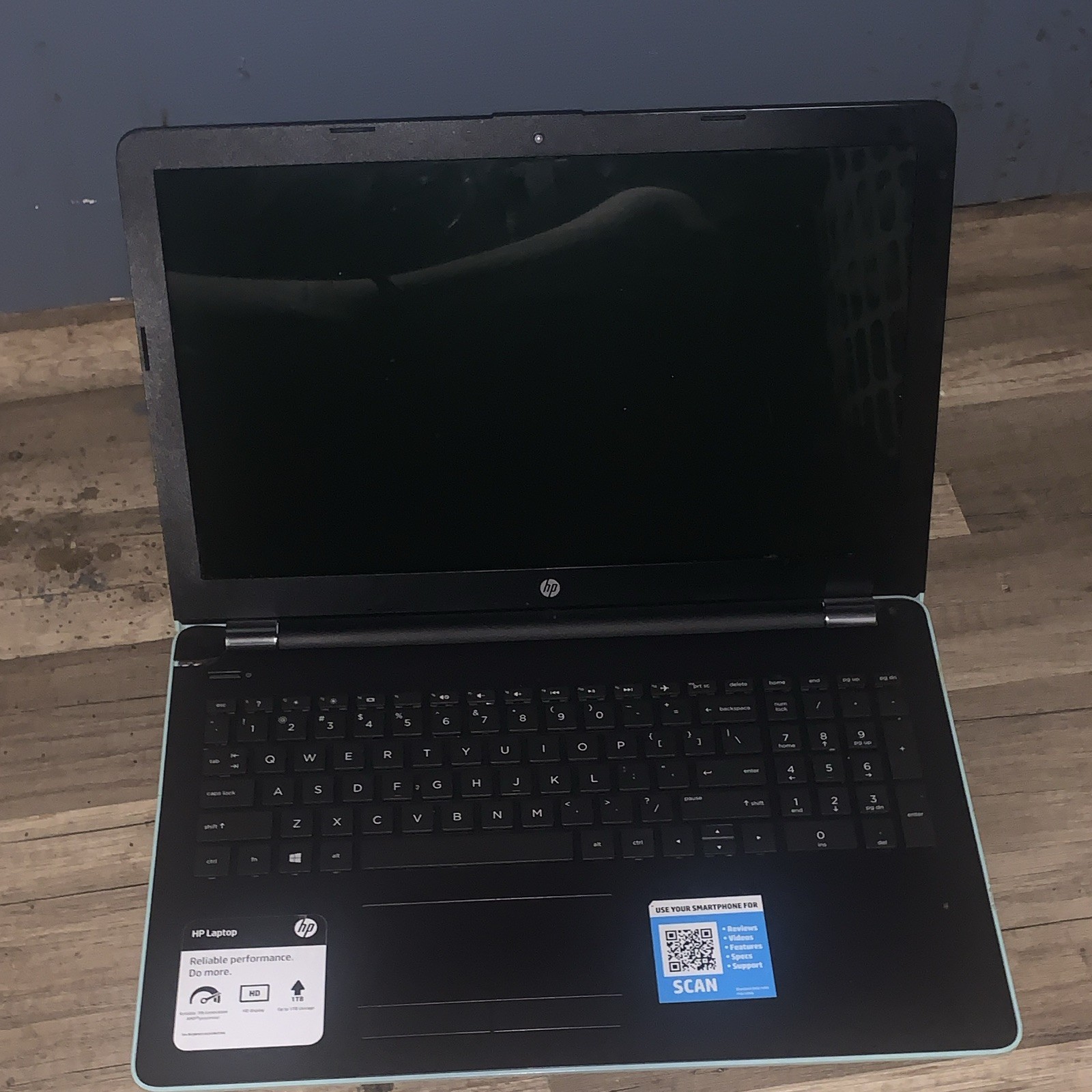 HP Laptop 15.6in Intel Processor Integrated Graphics Windows Blue Casual
