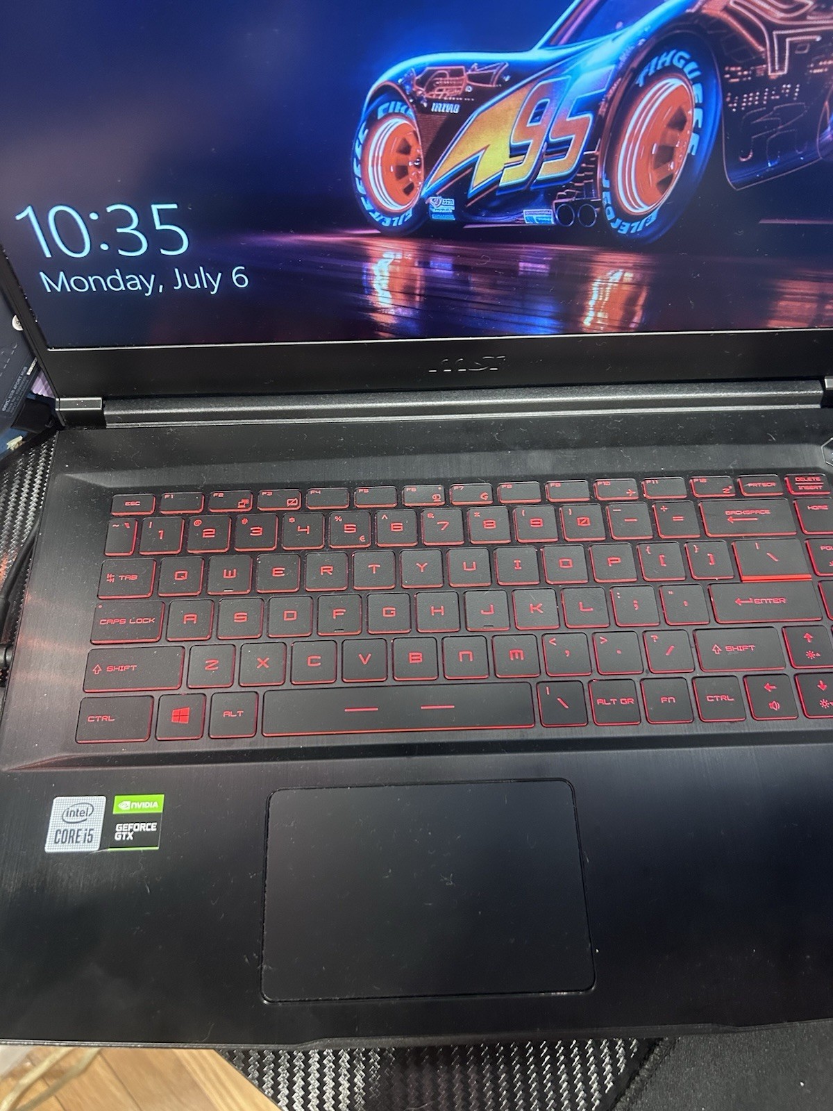 MSI GL62 15.6″ Gaming Laptop i5 GTX 1050 8GB 256GB SSD+1TB Win10