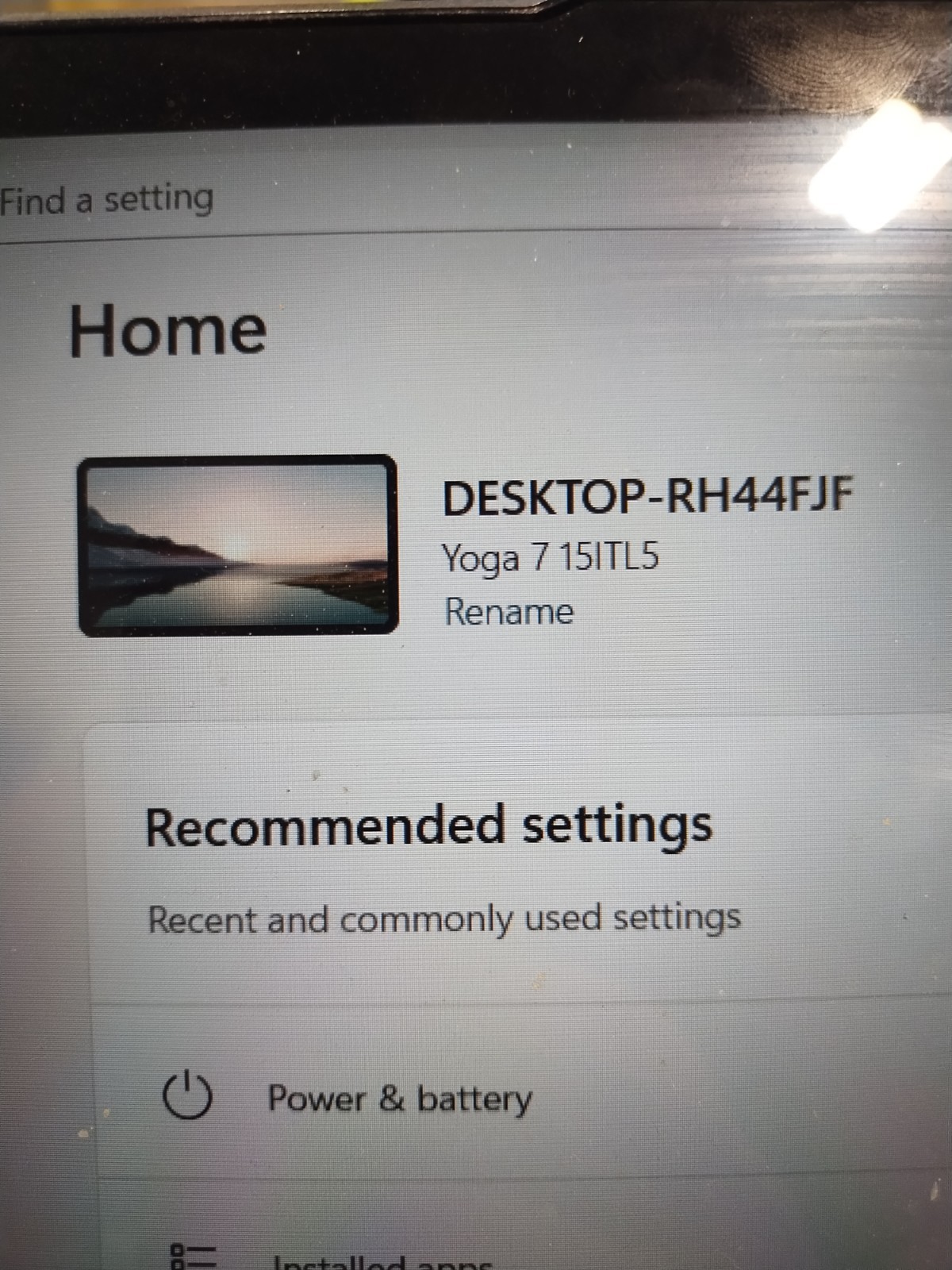 Lenovo Yoga 7 15ITL5 Laptop 8GB
