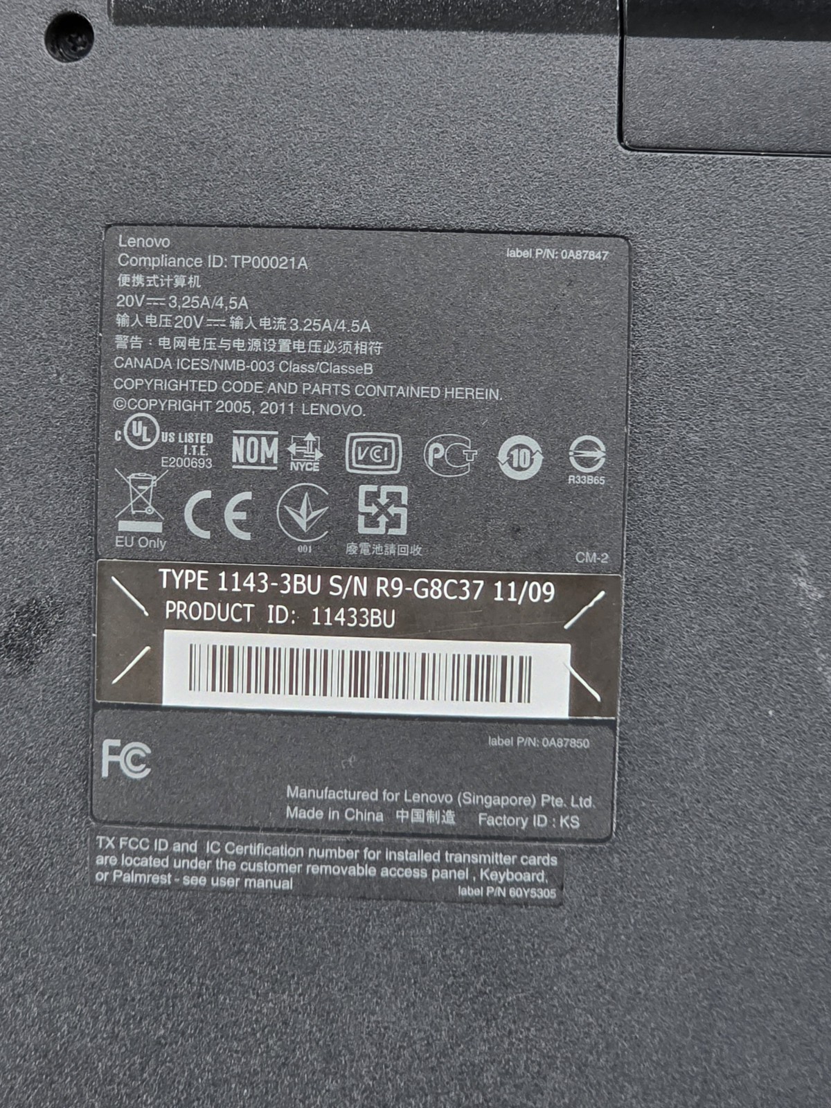 Lenovo ThinkPad Edge E520 15.6″Core i3 2.3GHz 4GB 500GB Broken Screen No Charger