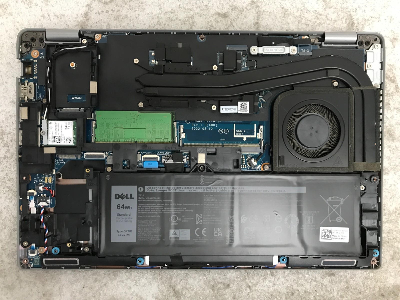 Dell Latitude 5431 / Intel Core i7-1270P 3.86GHz / 8GB RAM / No SSD
