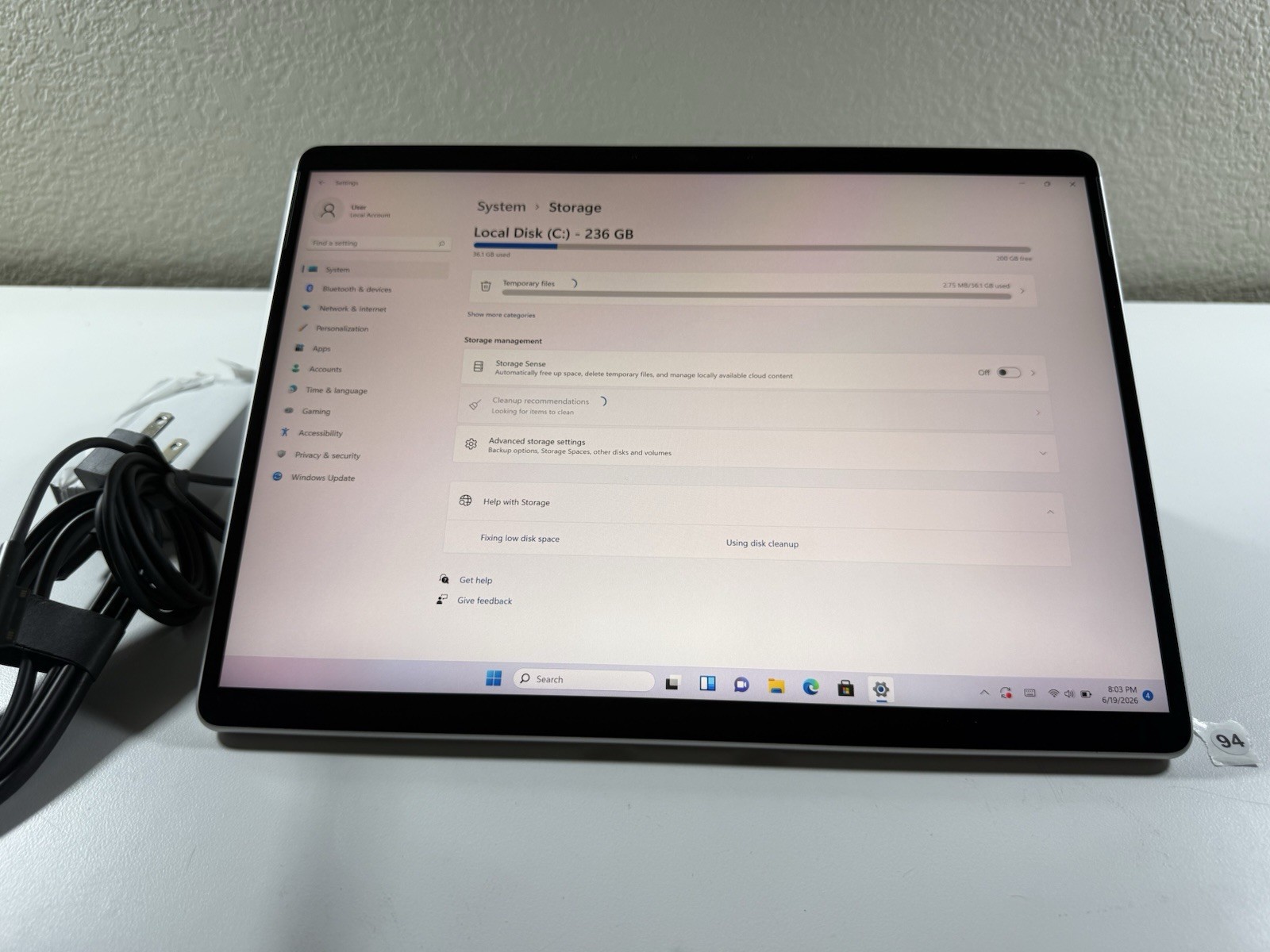 Microsoft Surface Pro 8 (1982) i5-1145G7 – 16GB RAM – 256GB 120Hz – Win 11 Pro