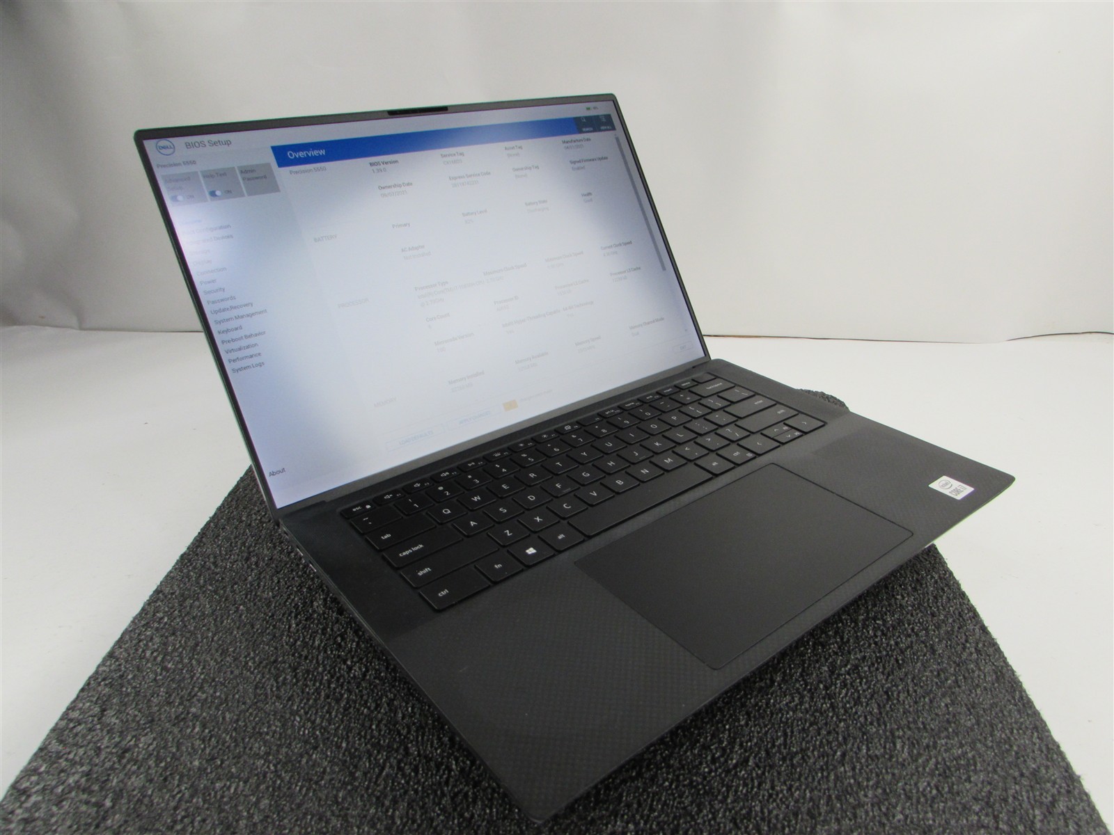 DELL PRECISION 5550 1920X1200 FHD CORE I7-10850H 512GB SSD 32GB RAM T1000 WIN 11