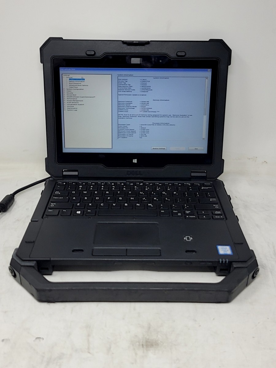 Dell Latitude 12 Rugged Extreme 7214 Laptop Intel Core I5-6300U 8GB