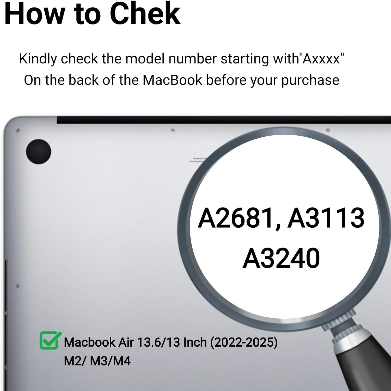 Strong Magnetic Privacy Screen Compatible with MacBook Air 13.6/13 Inch 2022-202