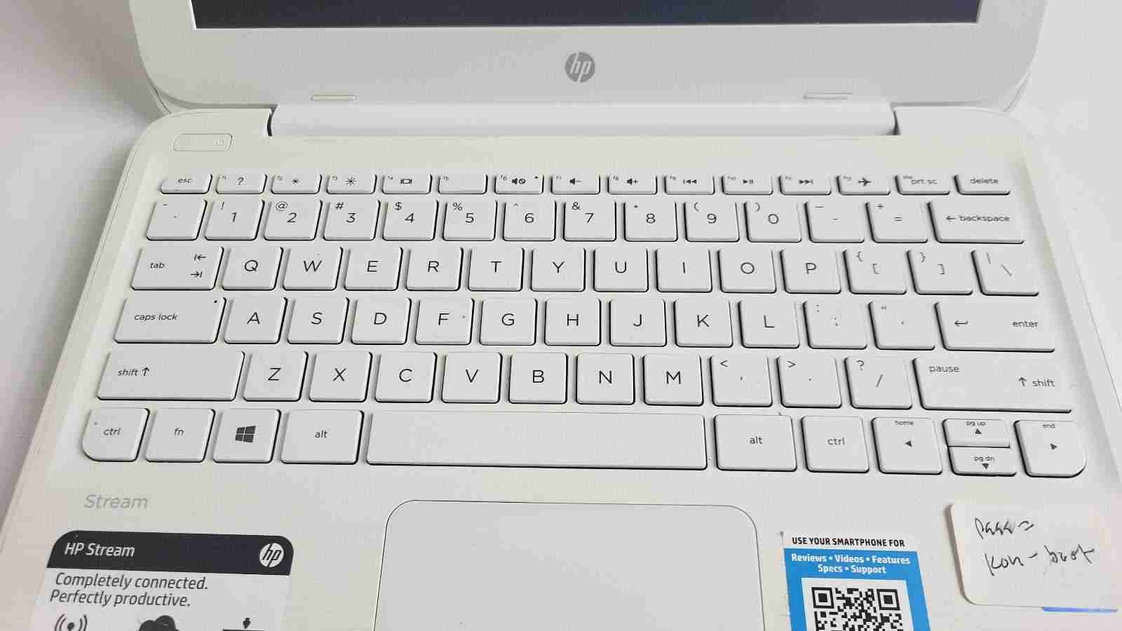 HP Stream Model 11-ah131nr – Intel Celeron N4000 – 4GB DDR4 Ram – Tested Works