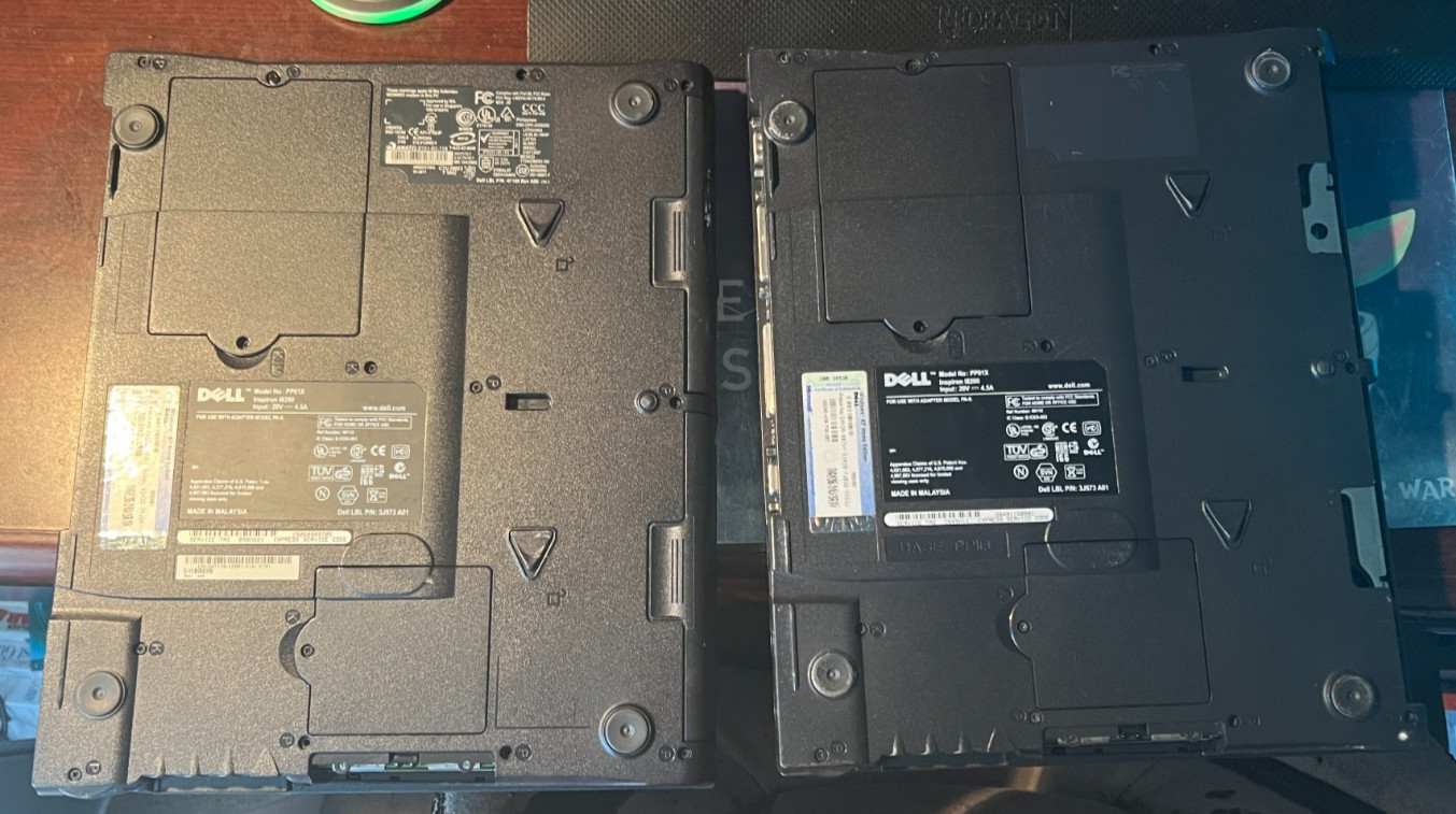 *PAIR* Dell Inspiron 8200 Pentium 4M GeforceGo4 Mostly Complete Good Battery