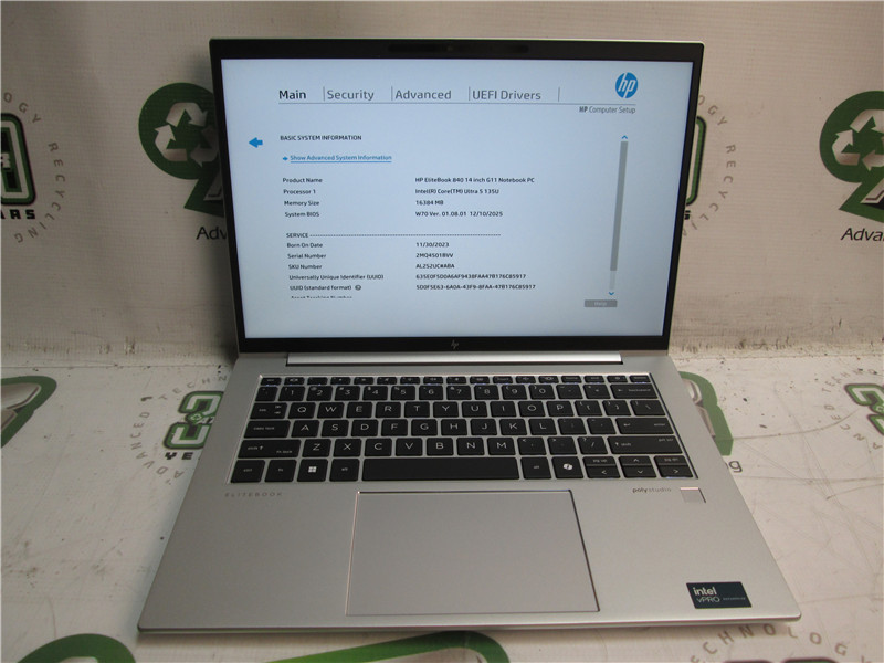 HP EliteBook 840 G11 Laptop Ultra 5-135U 16GB 512GB SSD Win11 Pro COA