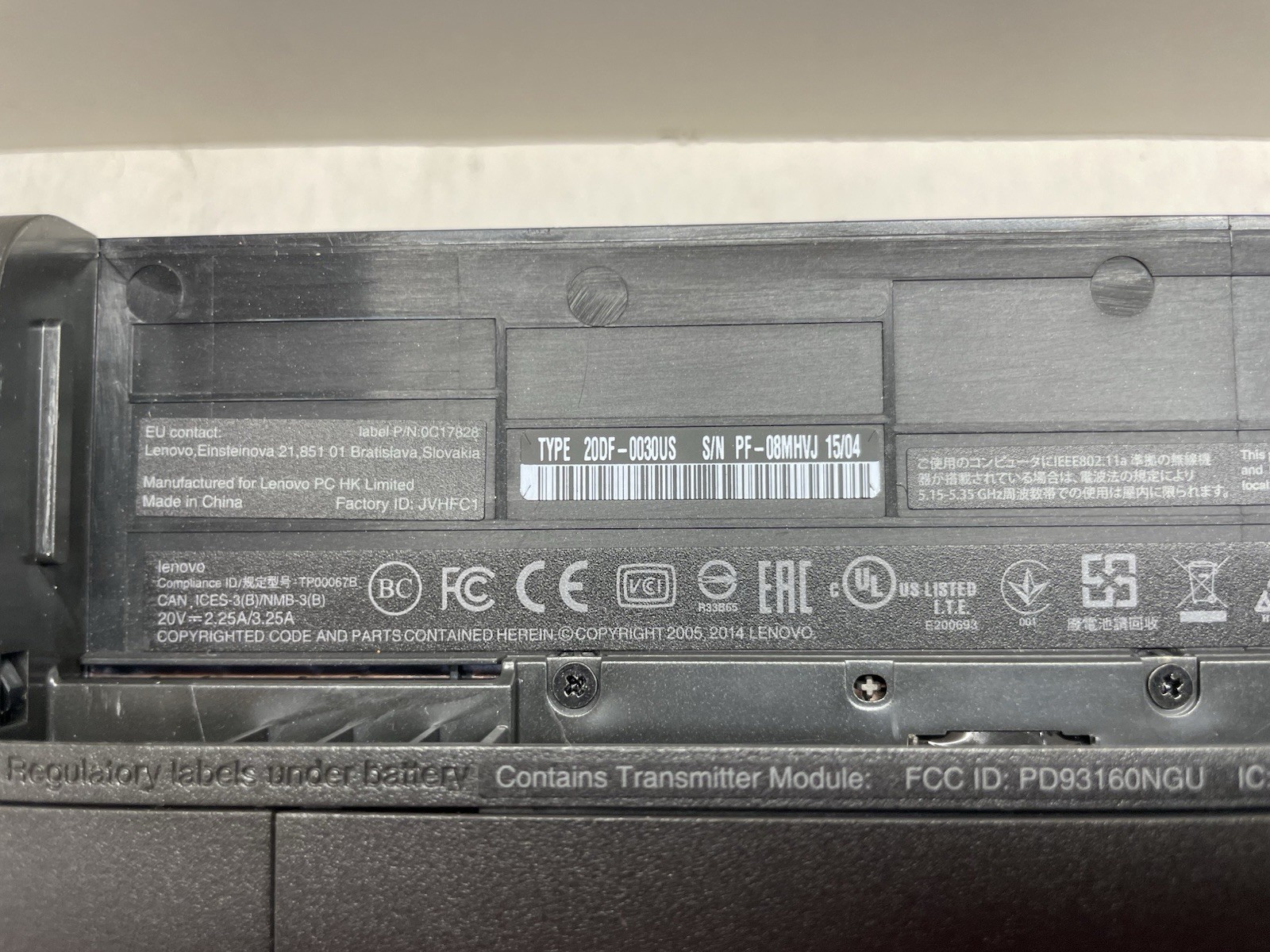 Lenovo Thinkpad Intel core I-5 , 2.20 Ghz, 8 Gig Ram, 500 GB Sata Hard disk