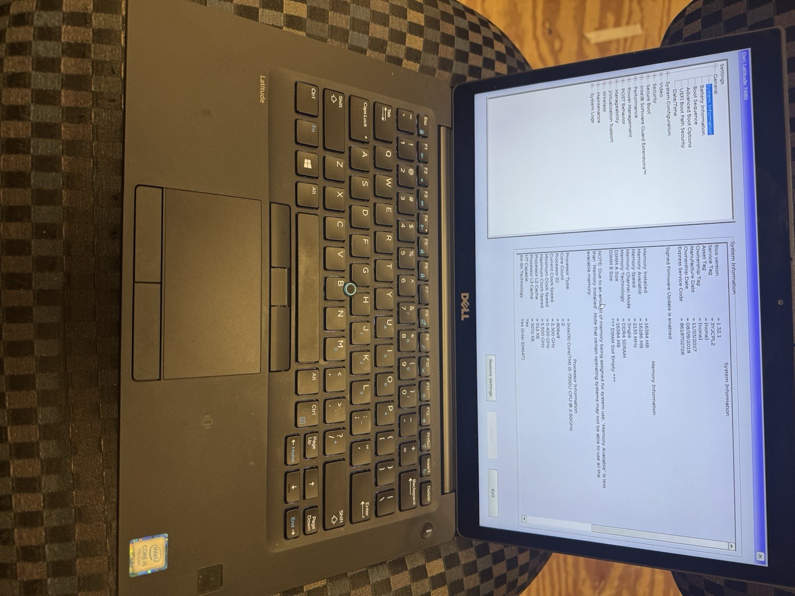 Dell Latitude 7480 14” Laptop Intel i5-7300U 16GB RAM 256GB SSD Windows 11 Pr