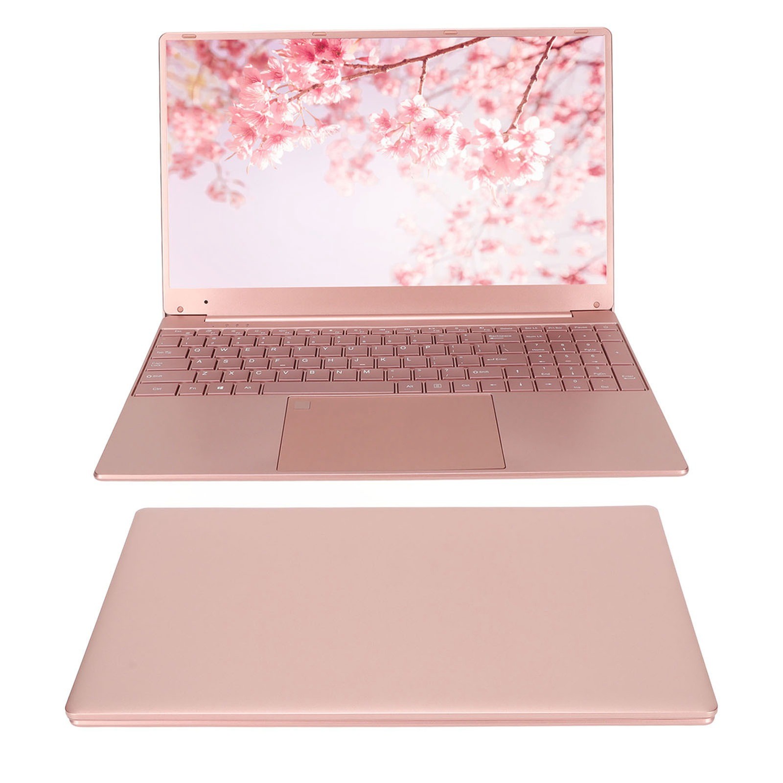 15.6in Laptop For N5095 CPU For Win11 Pink Laptop With Fingerprint Keypad B GQDZ