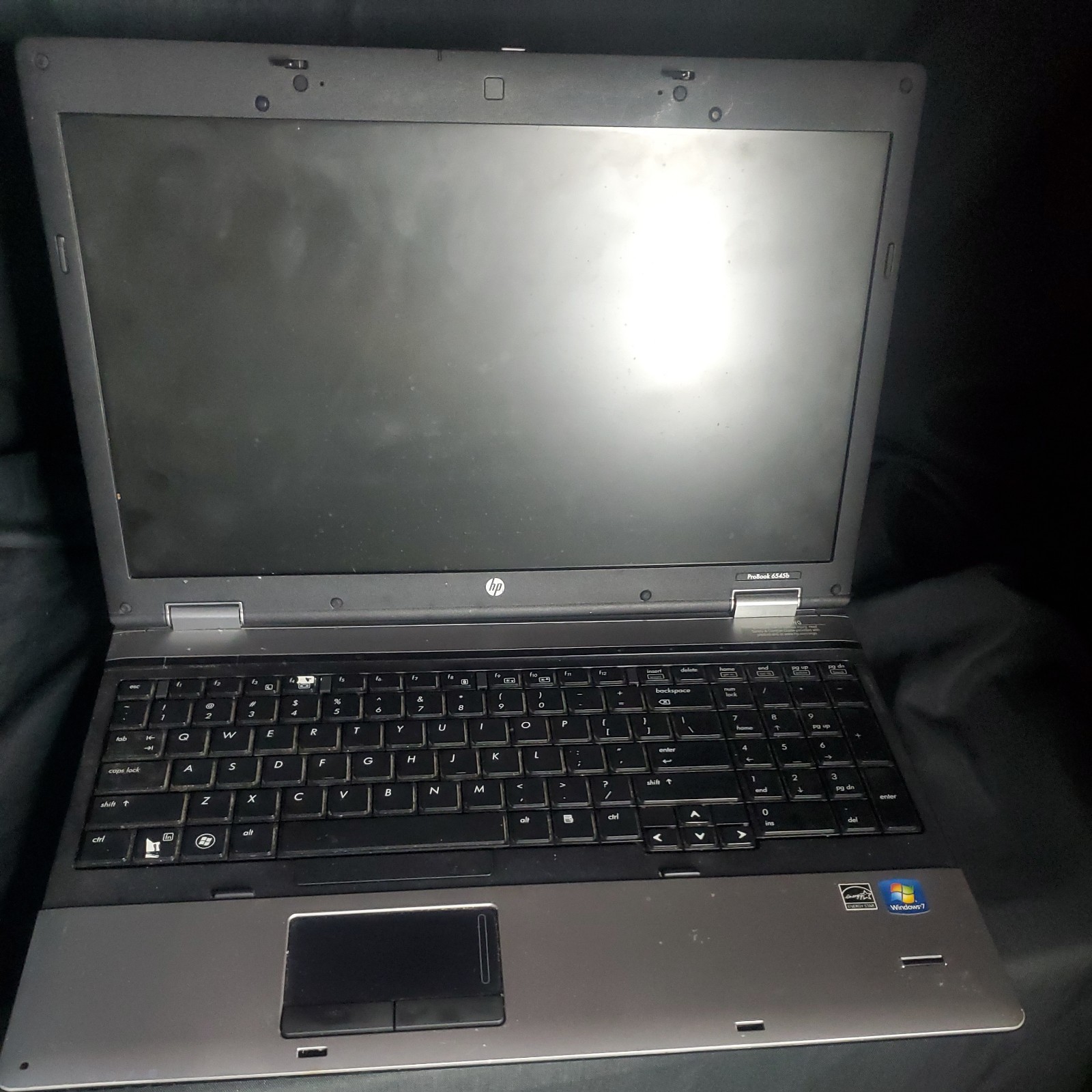 HP ProBook 6545b Windows 7 Laptop. Memory Wiped Hard Drive Empty.