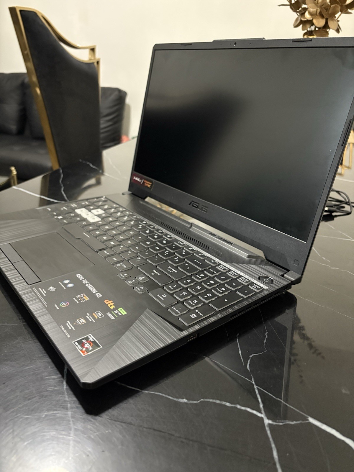 ASUS TUF A15 – 15.6″ FHD 144Hz – Ryzen 7 – 8GB RAM– RTX 3050 – 512GB SSD