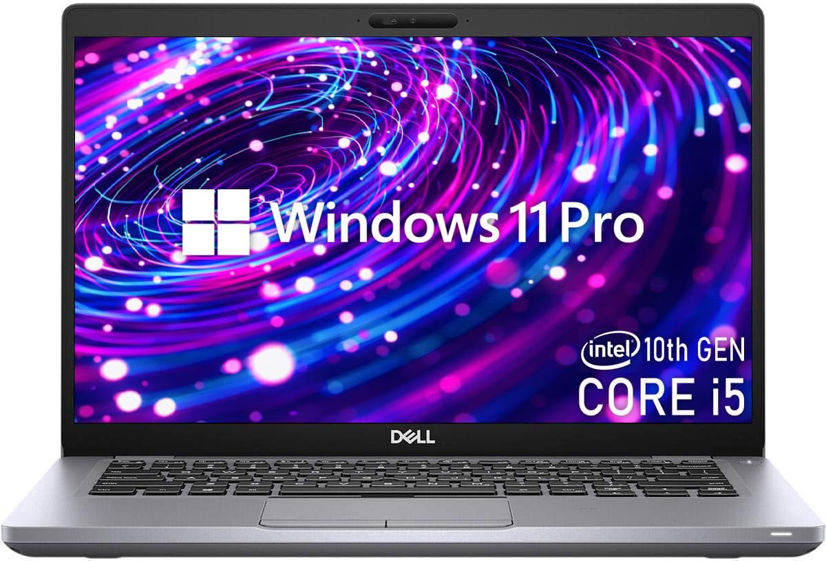 Dell Latitude 5410 Business Laptop, 14″ HD Display, Intel Quad-Core i5-10310U,