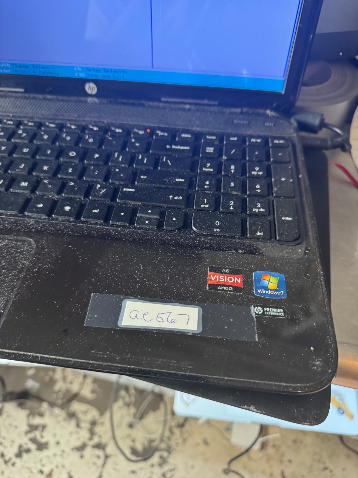 HP Pavilion g6 AMD A6 4400M, 4GB RAM, 15.6″ Laptop for Parts/Repair #4871
