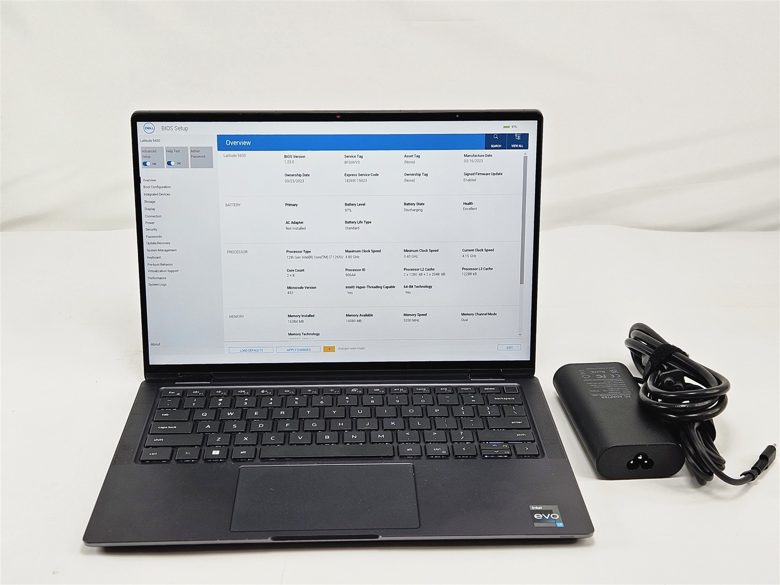 Dell Latitude 9430 i7-1265U 16GB RAM 256GB SSD 14″ Touch Convertible Iris Xe