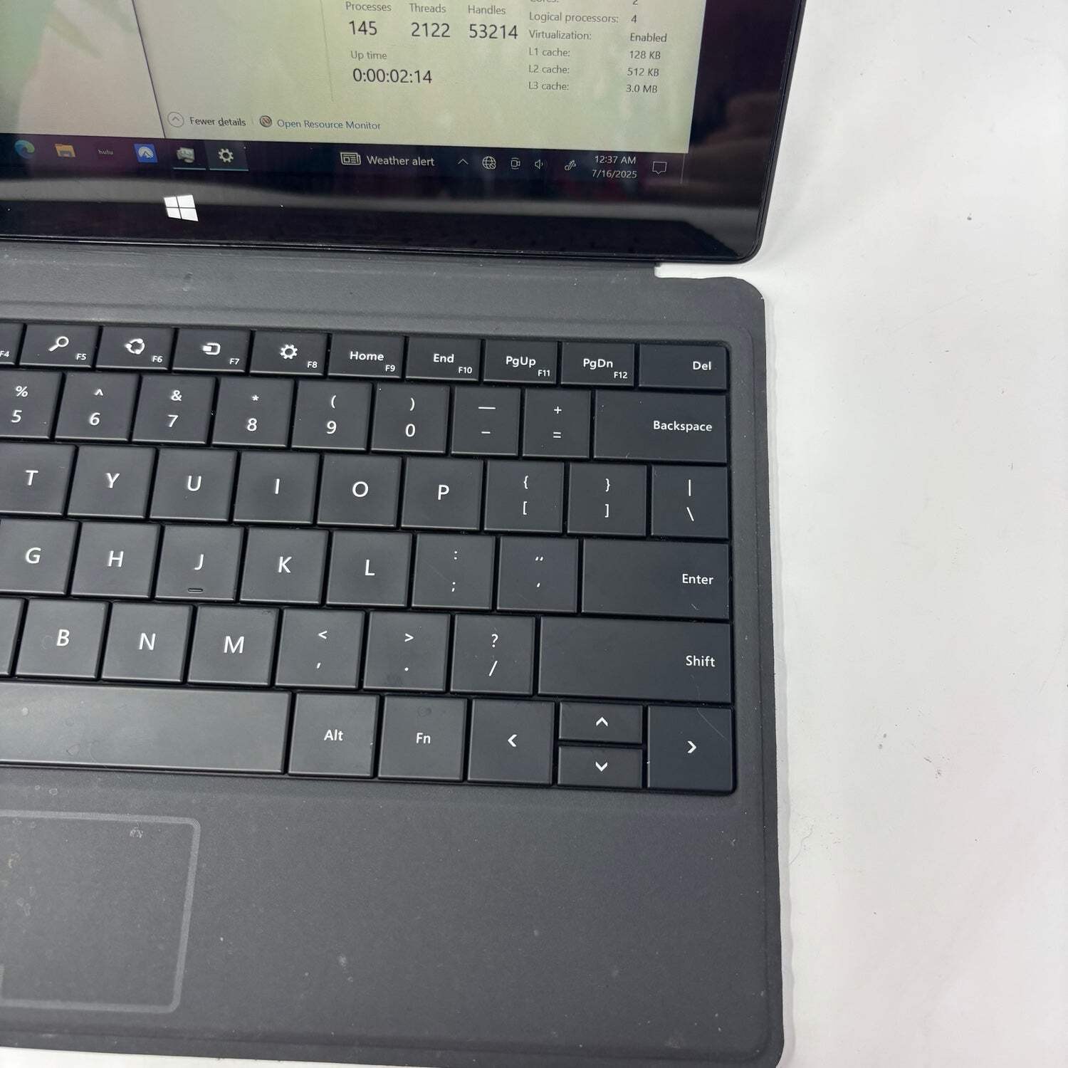 Microsoft Surface Pro 2 1601 10.6″ i5-4300U 1.9GHz 8GB RAM 250GB