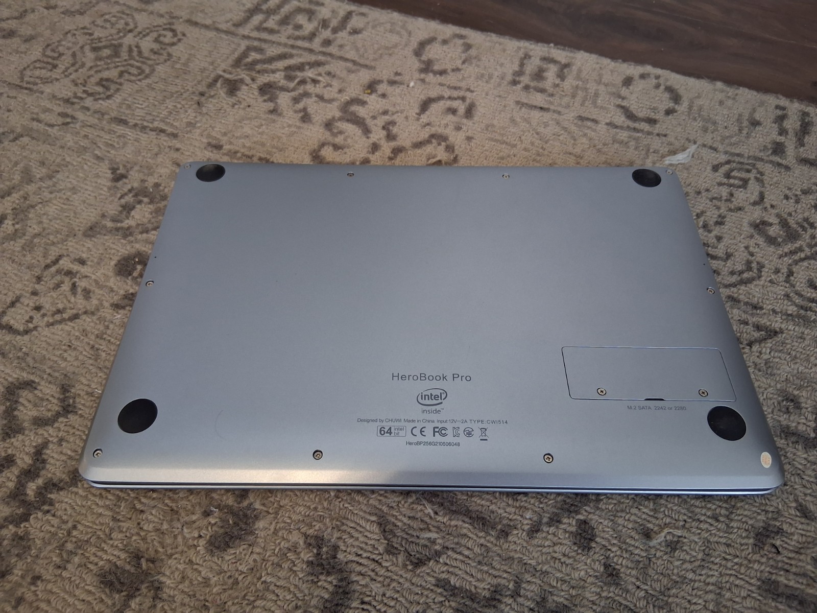 CHUWI HeroBook Pro Intel 16in Gray Notebook Laptop for Casual Computing