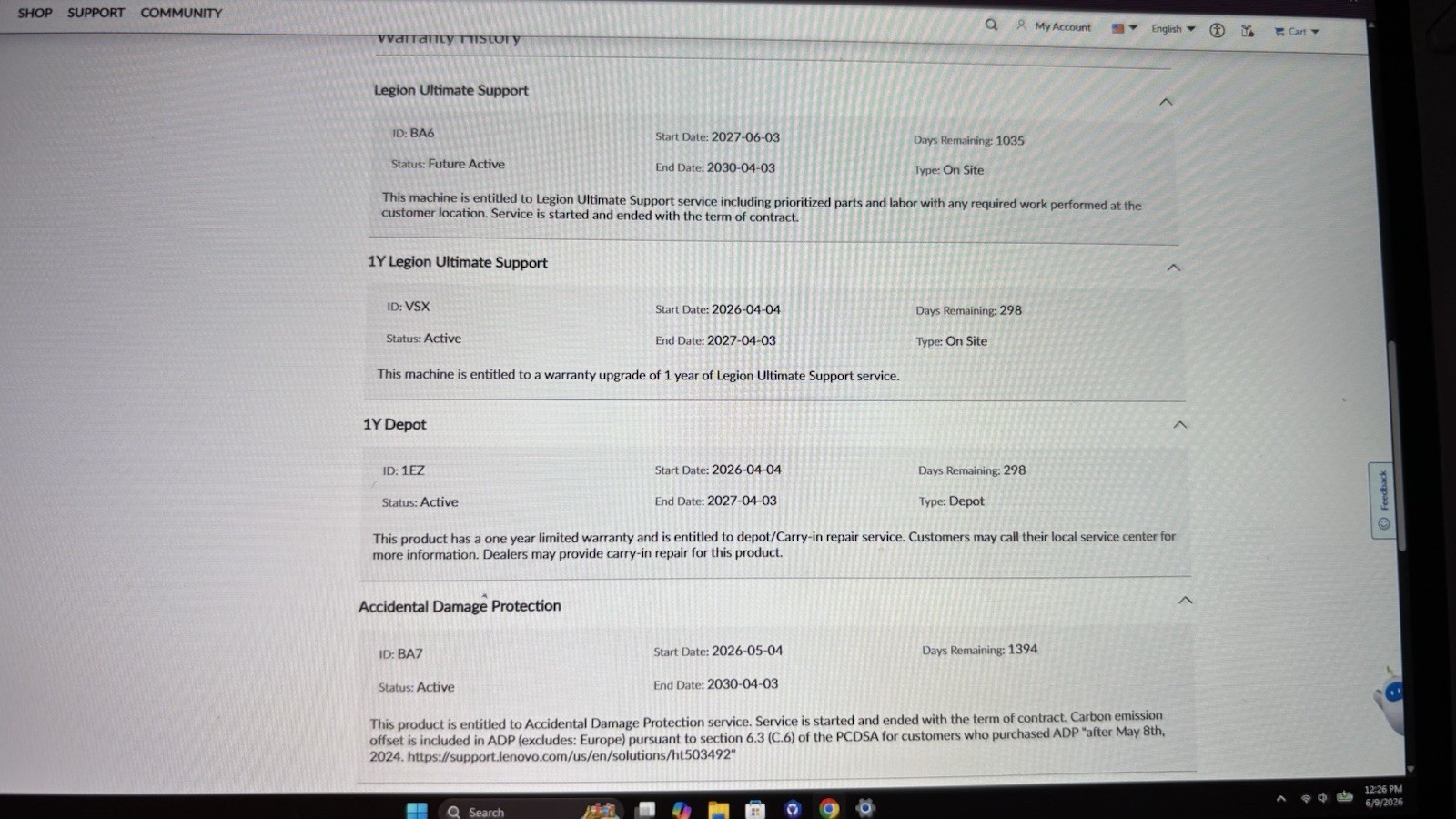 lenovo legion go s 8.8 1tb ssd z1 extreme 32gb