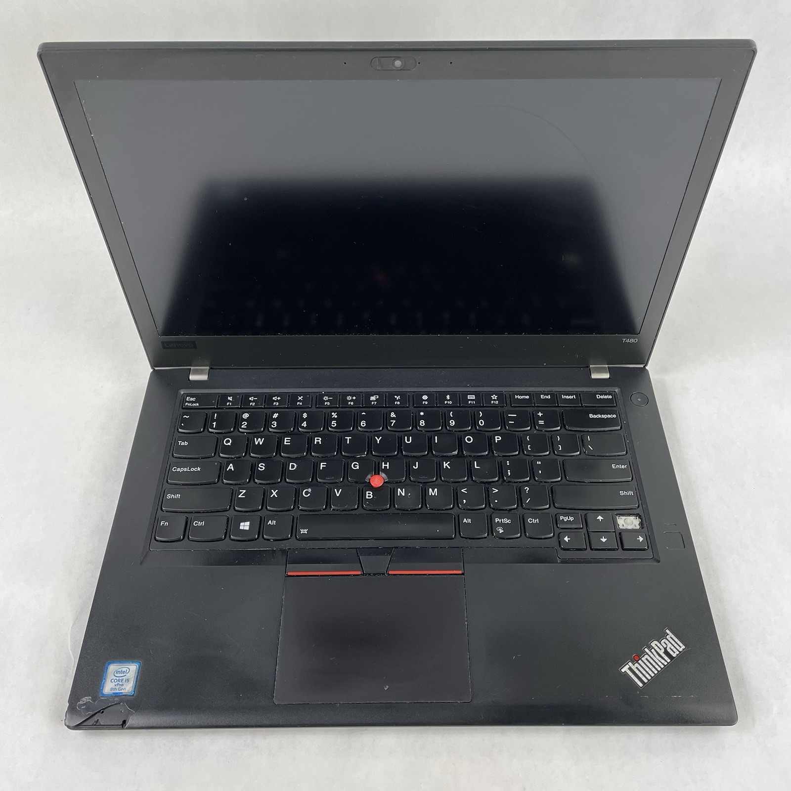 Lenovo ThinkPad T480 14″ i5-8350U 1.70 GHz 8 GB RAM No SSD/OS/AC/Batt – READ