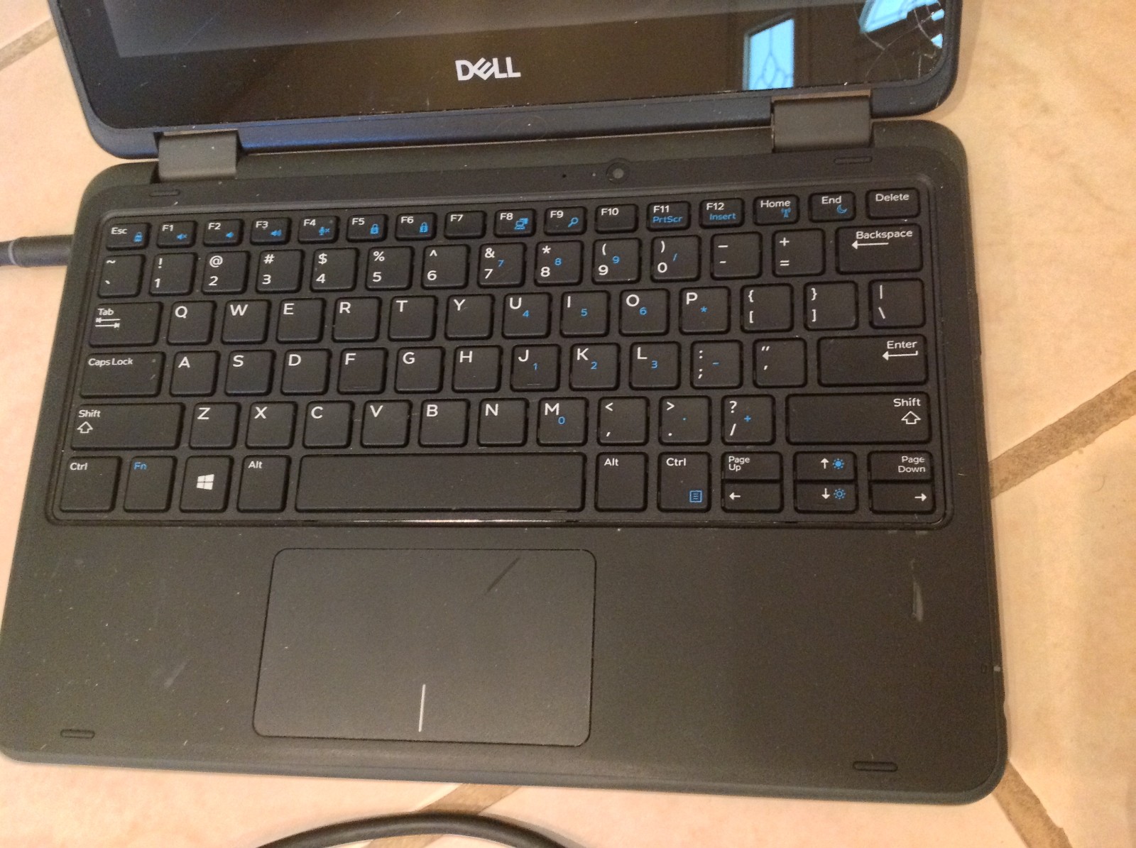 Dell P26T Laptop with Charger for Parts or Fix