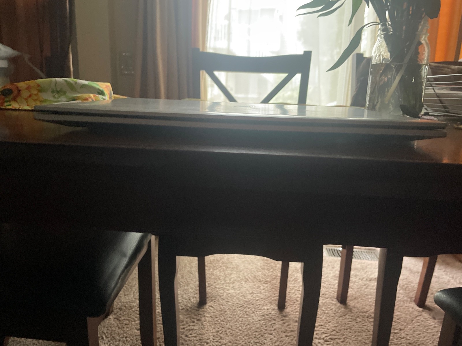 Gaming laptop, slightly used. Good condition. Grey. Medium size. Clean