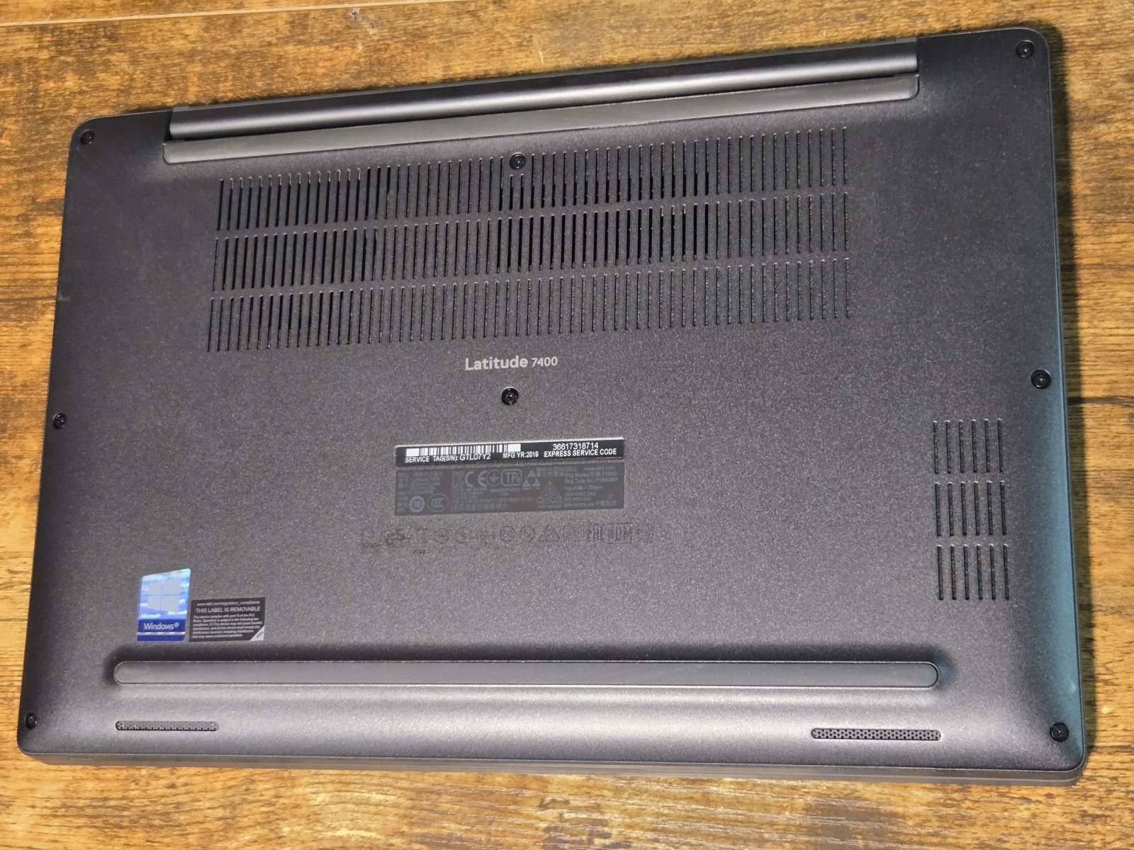 *Computrace* Dell Latitude 7400 I5-8365U 8GB *No SSD* Charger READ