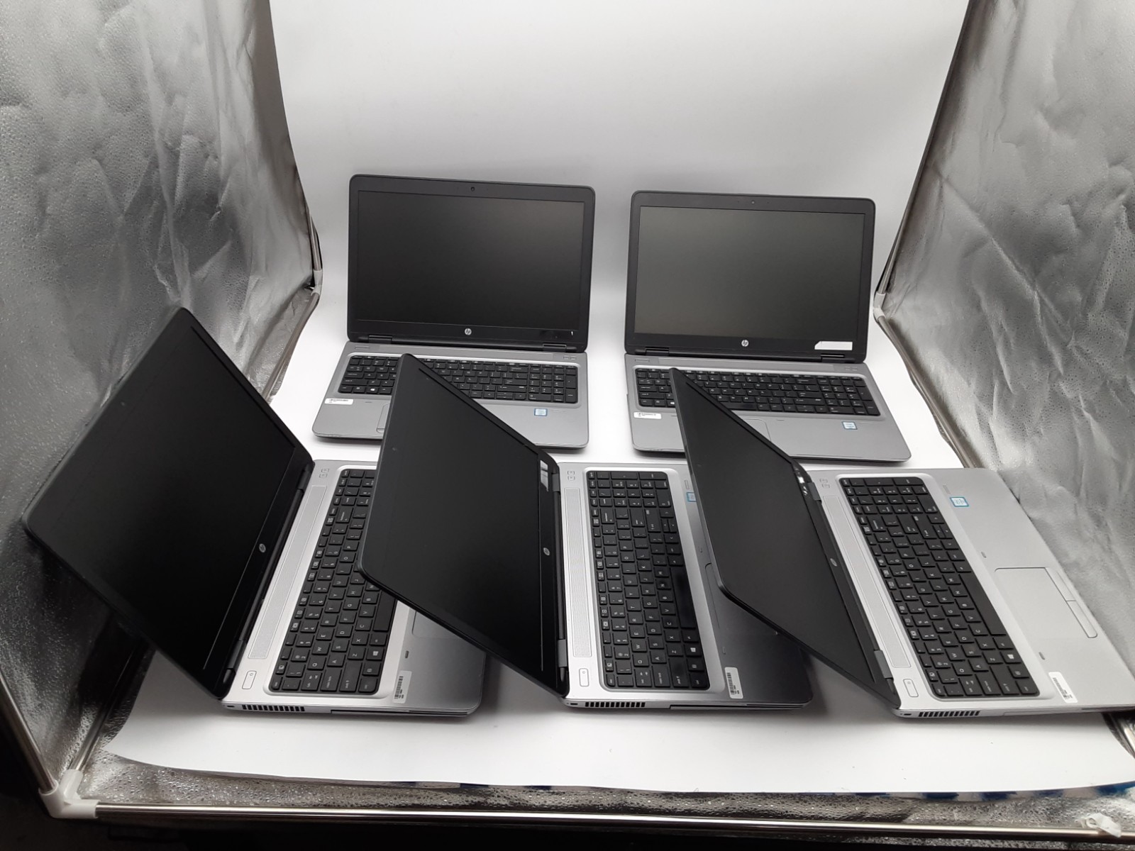 *LOT OF 7* HP/Dell Workstation Laptops | Intel i5-6200U CPUs | No OS | See Desc