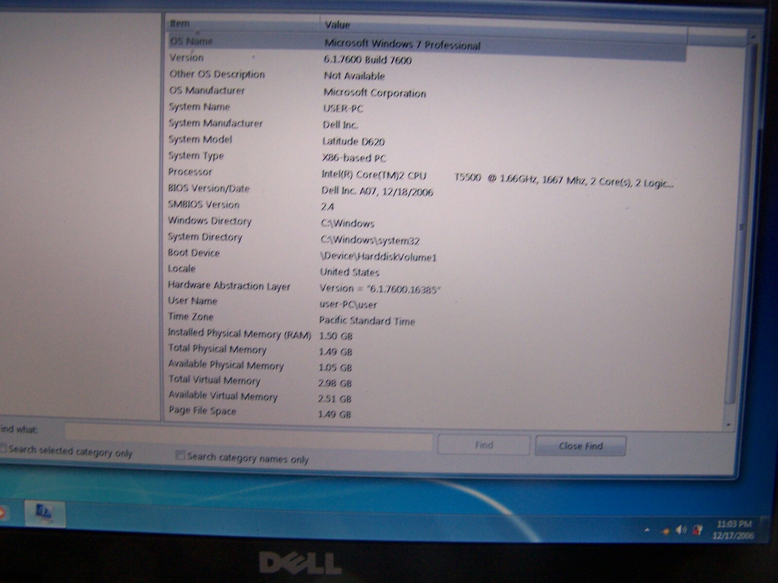 Dell Latitude D620 1.66 GHZ Core 2 Duo, 1.5GB RAM, 80GB HD, Wireless