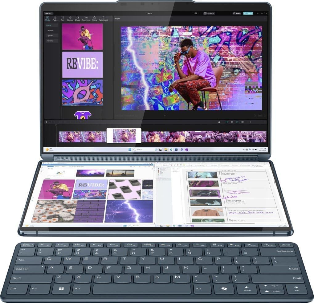 Lenovo Yoga Book 9i 2-in-1 13.3 2.8K Dual Screen Touch Ultra 7 155U 16GB 1TB SSD