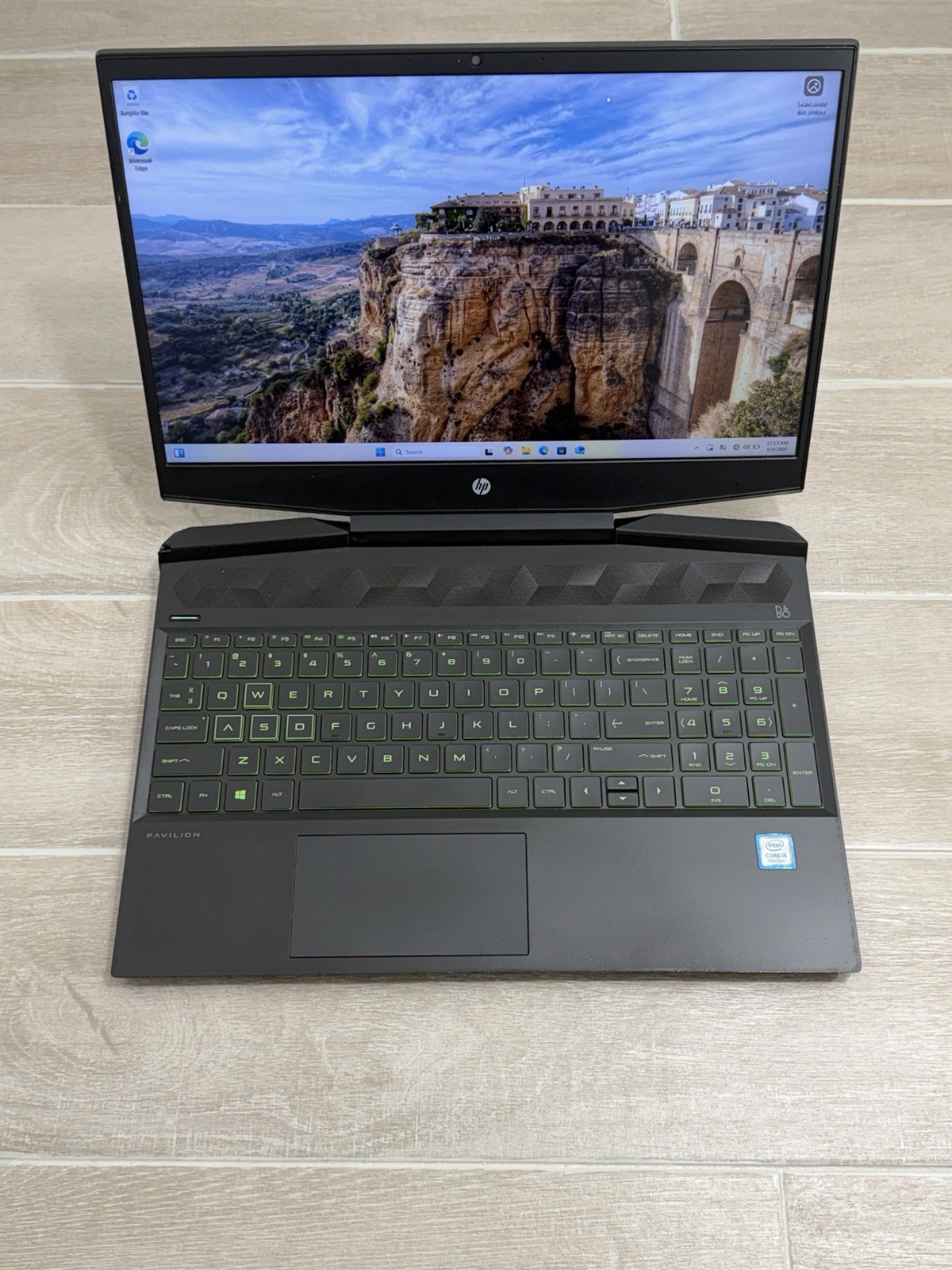 HP Pavilion 15-DK0056WM 15.6″ Gaming Core i5-9300H 8GB RAM 256GB SSD Win-11